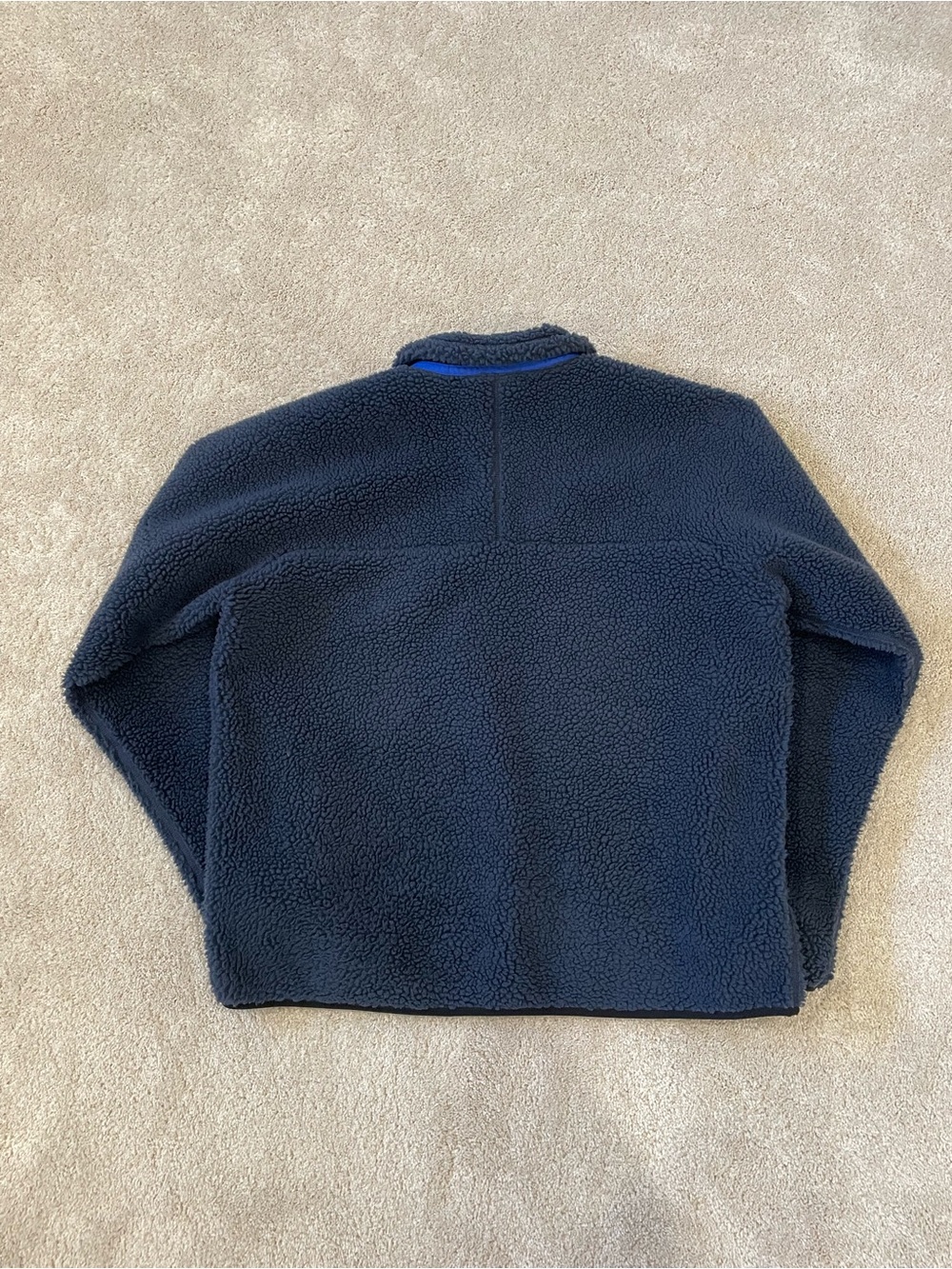 Patagonia Retro X Navy Blue Fleece Jacket - Picture 5 of 7